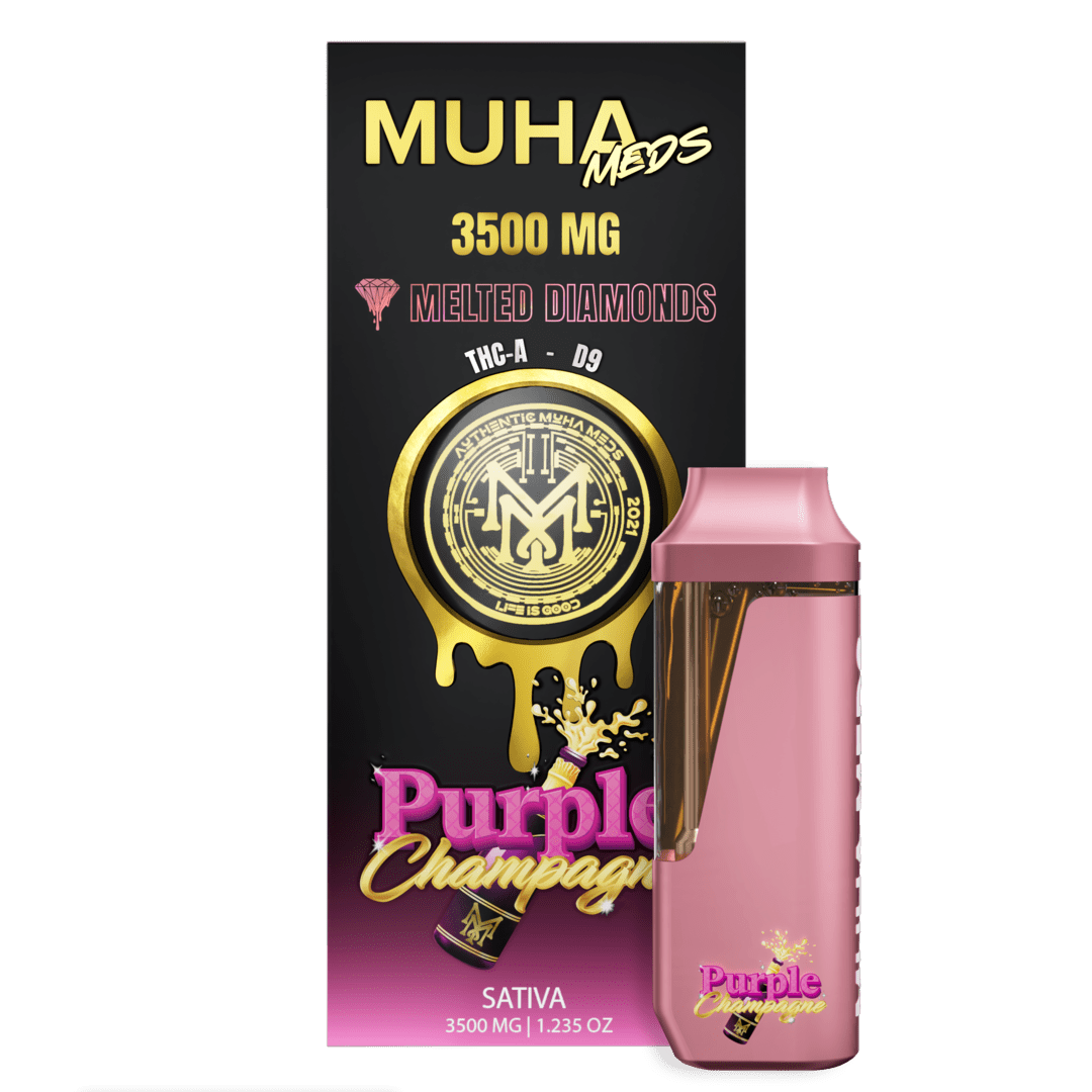 MUHA MEDS MELTED DIAMONDS 3.5G DISPOSABLE – PREMIUM THCA VAPE PEN