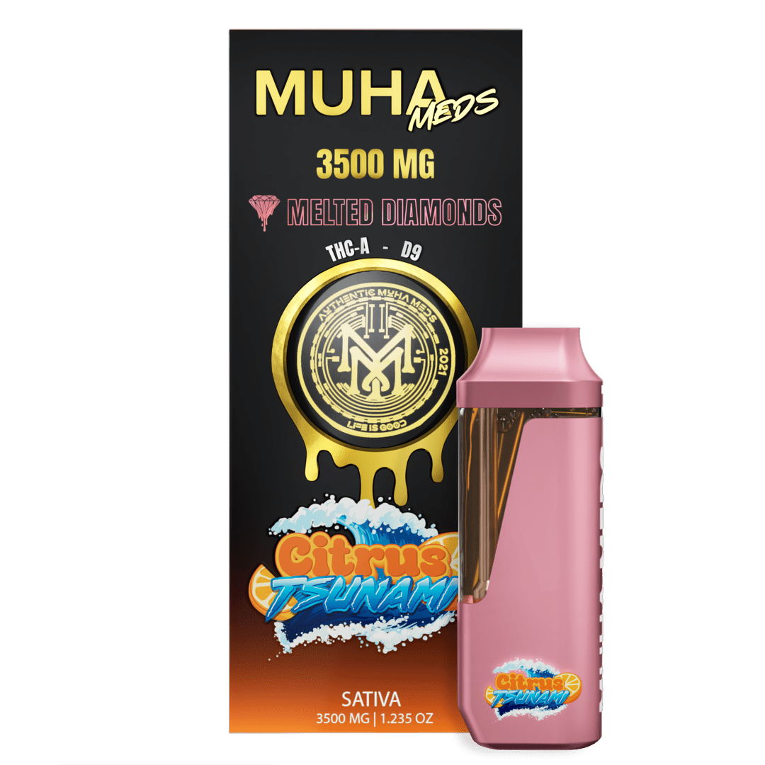 MUHA MEDS MELTED DIAMONDS 3.5G DISPOSABLE – PREMIUM THCA VAPE PEN